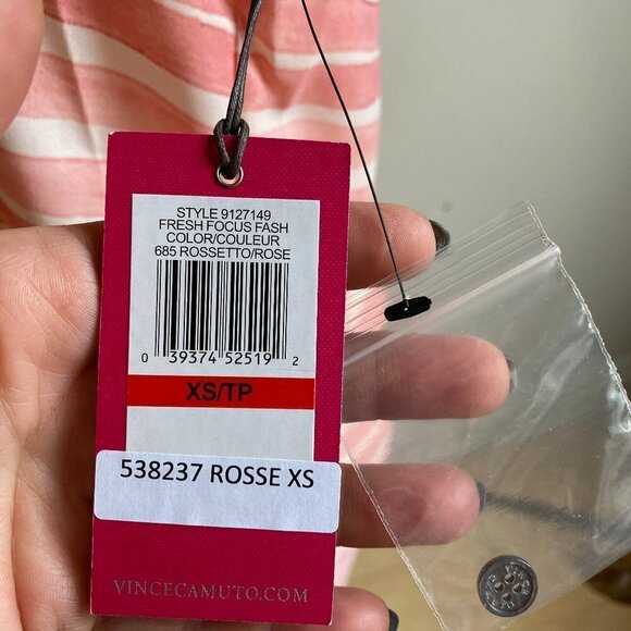 DOWN black
Vince Camuto Dress BNWT Xsmall Sleeveless Button Down Black - Picture 6 of 8